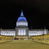 View San Francisco City Hall at Night