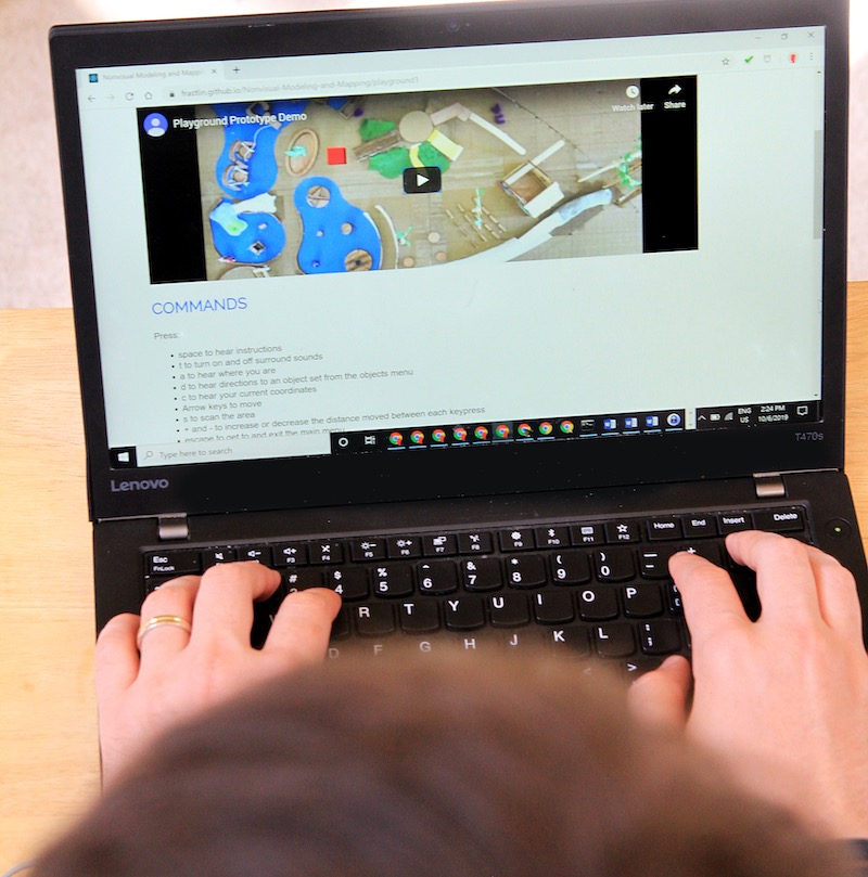 Image of an audio map