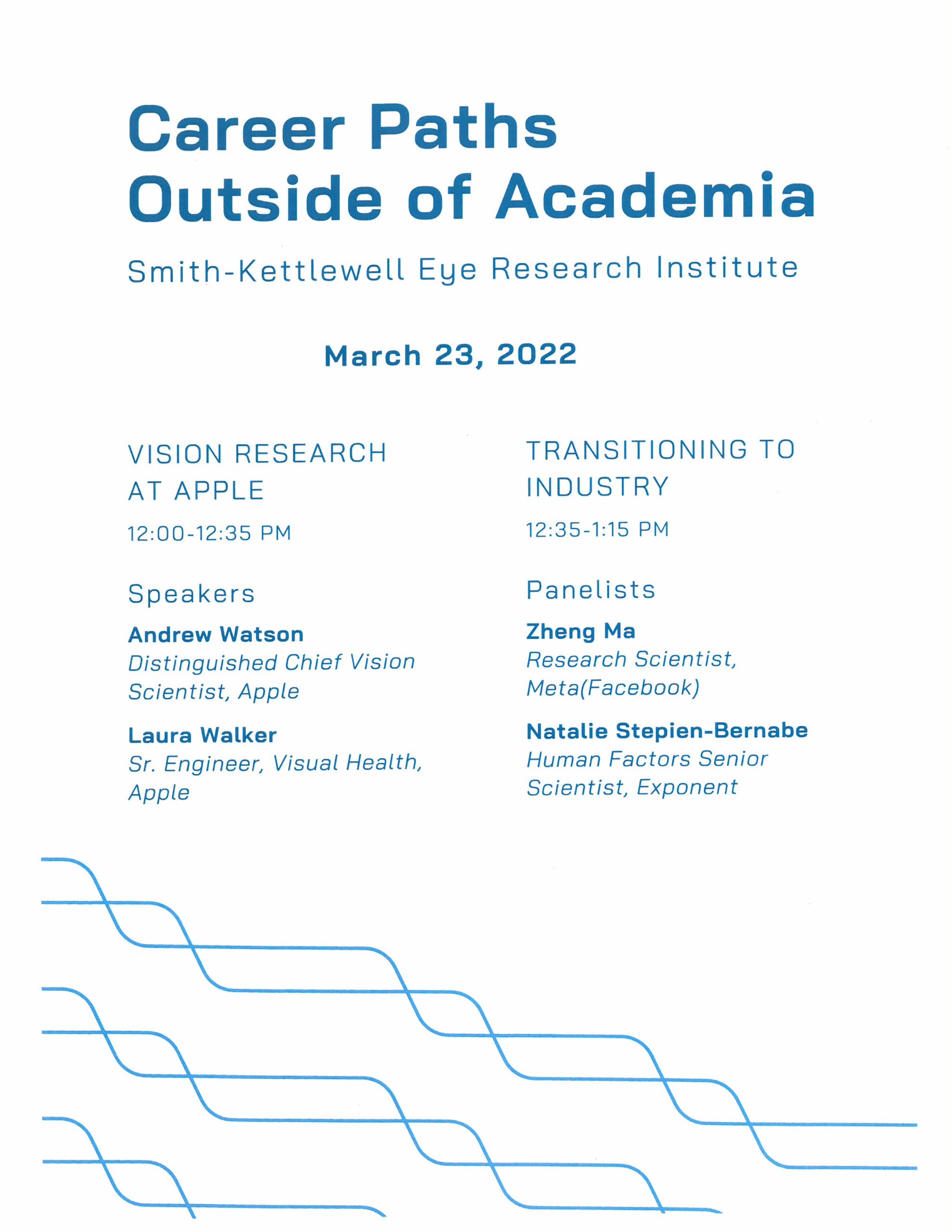 Zoom Meeting: Career Paths Outside of Academia